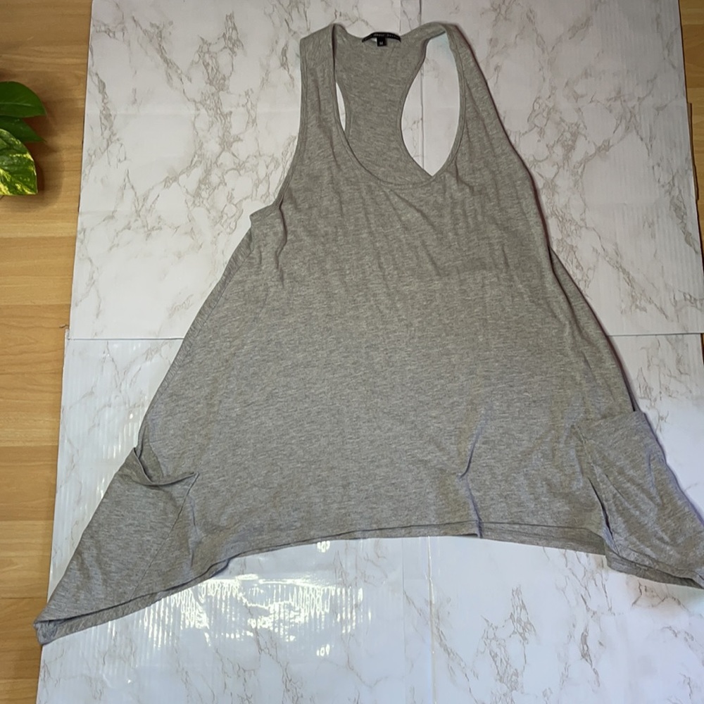 Lengthy Racerback Tank With Side Pockets - Picture 3 of 12